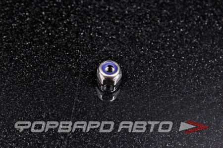 Купить Гайка шестигранная М4*0,7 самоконтрящаяся с нейлоновой вставкой DIN 985 нерж. А2  