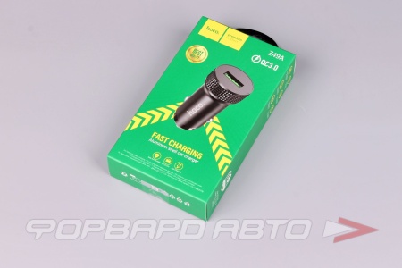 Купить Устройство зарядное в прикуриватель  (QC 3.0 18W) 1USB HOCO Z49A