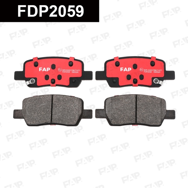 Колодки тормозные FAP FDP2059