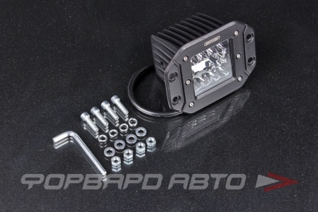 Купить Фара светодиодная 12V/30V 11W 6000К,16 диодов, ближний свет 120*90*50мм прямоугольная SKYWAY S07201115