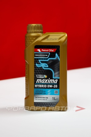 Купить Масло моторное 0W20 1л, Maxima HYBRID VCC RBS0-2 SN C5 (с) Petrol Ofisi 400001893