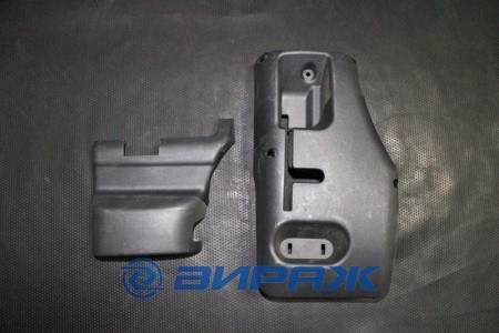 Купить Кожух рулевой колонки ВАЗ 2170 (верх+низ), Россия ПЛАСТИК 2170-3403065/66