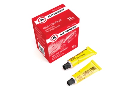 Купить Клей для ремонта бескамерных шин 12мл (1 тюбик) AUTOPROFI REM-12 Glue