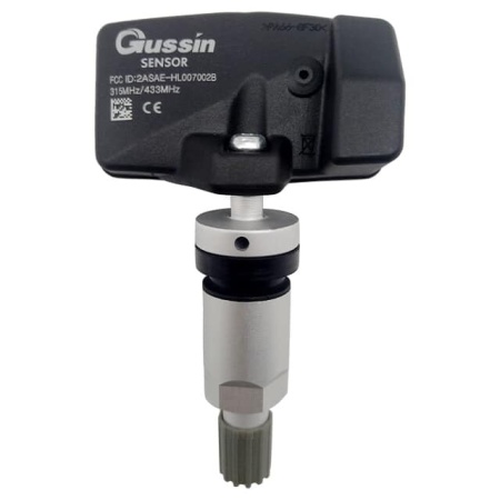 Купить Датчик давления в шинах, универсальный Guss TPMS, метал, MX-датчик 433 МГц / 315 МГц серебристый GUSSIN Gussin_MX_Sv