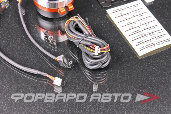 Датчик напряжения сети, вольтметр 8V-18V 52 мм PRO3, Black Face LED SHADOW SW15177-20