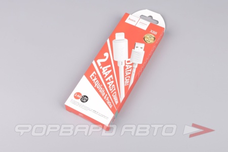 Купить Кабель USB iPhone белый 1м HOCO X88