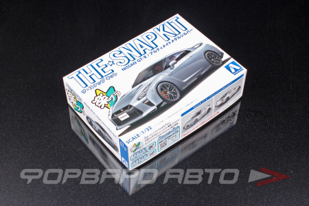 Сборная модель Nissan GT-R (Ultimate Metal Silver) 1/32 AOSHIMA 05641