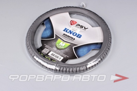 Купить Оплетка руля (М) KNOB серая PSV 108-591