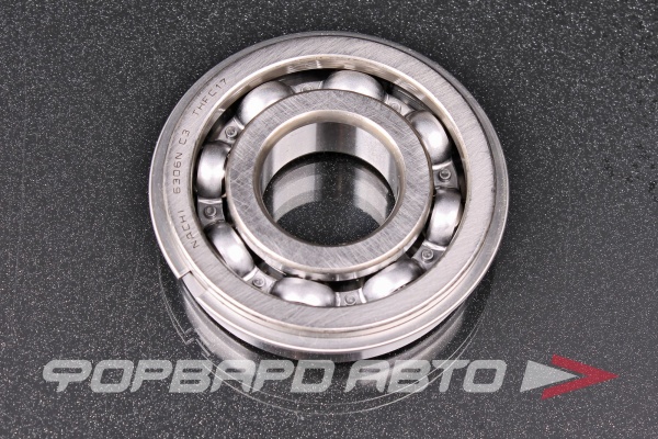 Подшипник 30*72*19 (шариковый) закрытый с 1 стороны с проточкой NACHI 6306ZE-NR