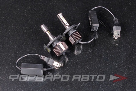 Купить Лампа светодиодная головного света H4 12V  25W, 6000K, с радиатором SARITI E5