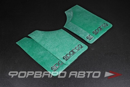 Купить Брызговики универсальные, малые, зелёные, 4шт. SPARCO 