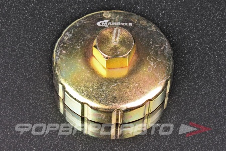 Купить Съемник масляного фильтра ("чашка" 12-гранная) 76мм Manover mrlogan7612