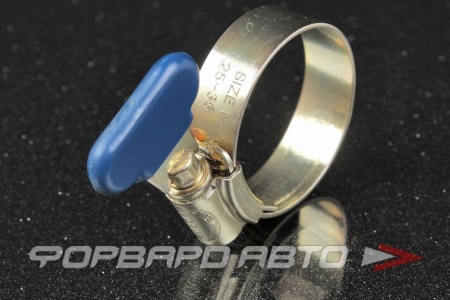 Купить Хомут червячный 25-35мм "бабочка" ORBIT OBW1-1-PVC