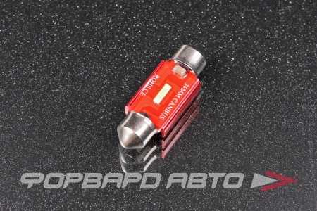Купить Лампа светодиодная 12-24V T11 C5W 1 SMD диод 1-конт 36мм CANBUS Белая SKYWAY S08202069