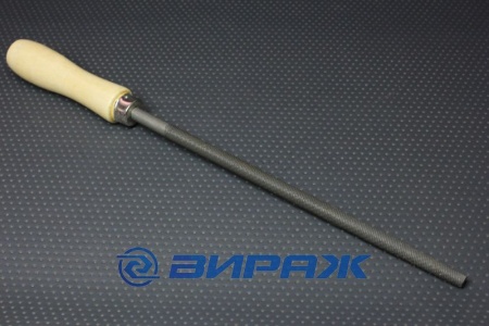 Купить Напильник круглый 200 мм деревянная ручка СИБРТЕХ 