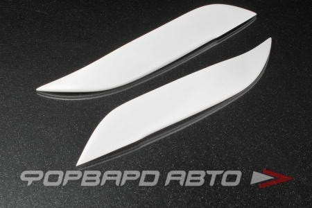 Купить Накладки фар (реснички) Toyota Avensis, AZT250 2003 - 2010г.(рестайлинг)  