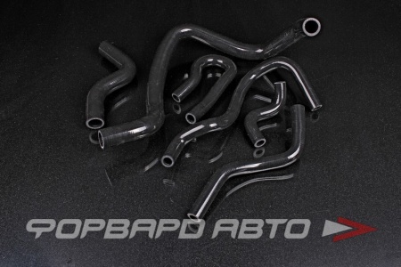 Купить Патрубки всей системы охлаждения силиконовые Honda Civic EK, черные FORA 1010