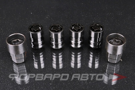 Купить Секретки для колес гайки 14*1,5*36 мм, конус,  черный хром, 19-21 мм ВЕКТОР 726448F2 BC Купить Секретки для колес гайки 14*1,5*36 мм, конус,  черный хром, 19-21 мм ВЕКТОР 726448F2 BC