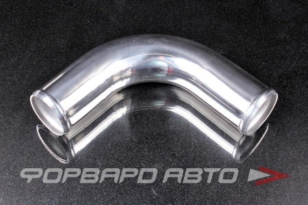 Купить Патрубок алюминиевый 60 мм 90 градусов (L-100-100мм) MOTORIST ASHU70-90-60 200mm