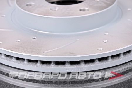 Купить Диск тормозной перфорированный вентилируемый левый G-BRAKE GFR-02253L