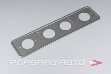 Купить Накладка под номер металлическая (СЕРАЯ) SKYWAY S04101008
