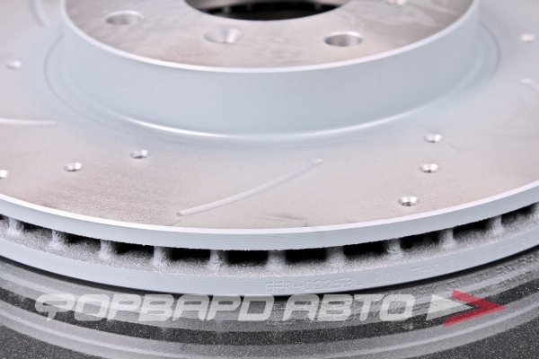 Диск тормозной перфорированный вентилируемый левый G-BRAKE GFR-02253L