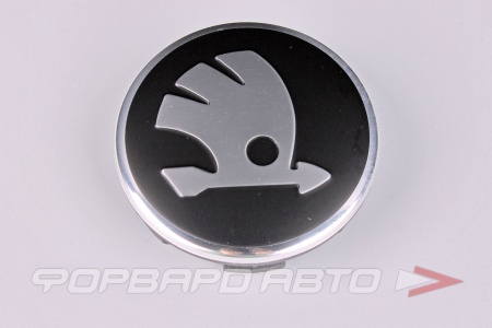 Купить Колпачок ступицы для литых дисков Skoda, D54/60мм, Black/silver Save Car 17_60мм_ST_TG