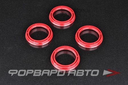 Купить Кольца центровочные 73,1-56,6 КРАСНЫЕ MATRIX HCR731-566