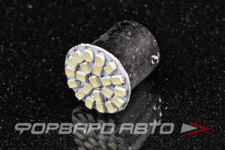 Купить Лампа светодиодная 12V R5W 1156 22SMD белая Китай 