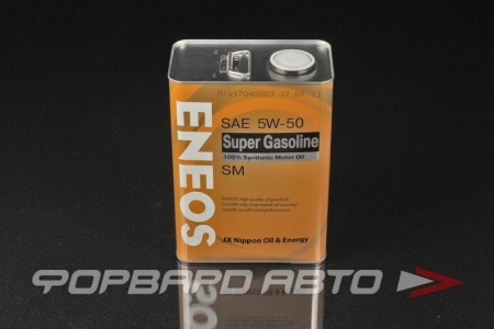 Купить Масло моторное 5W50 4л, Super Gasoline (с) ENEOS 