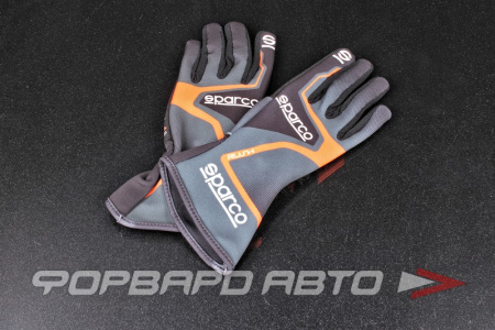 Перчатки для картинга SPARCO RUSH, серый/оранжевый, размер 9 SPARCO S00255609GRAF