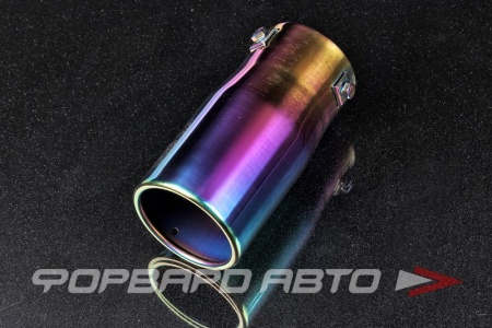 Купить Насадка глушителя Вход = 69 мм, выход = 76 мм, HKS Style, Neo-Chrome (Фиксируется зажимами) GYCA YT1-CER-31h Neo-Chrome