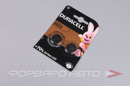 Элемент питания 3V DURACELL CR2032