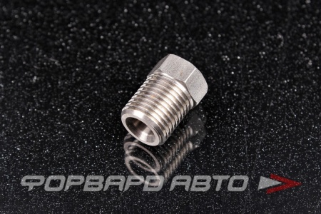 Купить Штуцер для тормозной трубки 7/16"-24, нержавеющая сталь AB88 