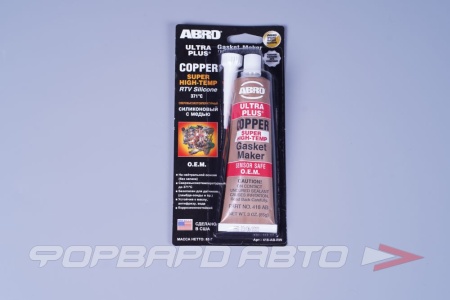 Купить Герметик силиконовый с медью 85г ABRO 418-AB-RW