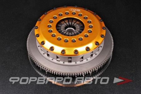 Купить Сцепление в сборе Nissan GT-R R35 VR38DETT, R серия 4-х дисковая керамика (R4C), шлицевая GM LS 26T OS GIKEN 