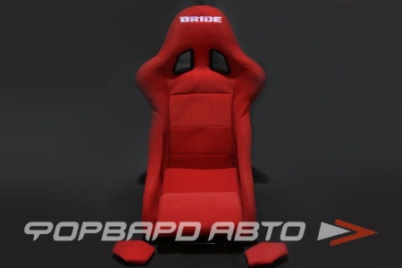 Купить Кресло + салазки НЕРЕГУЛИРУЕМОЕ (ковш) красное, BRIDE ZETA III style  RAH BC