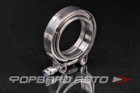 Купить Хомут V-Band 70 мм (2,75") + 2 фланца из нержавеющей стали EPMAN TK-VKG275