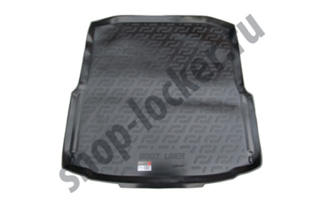 Коврик в багажник SKODA OCTAVIA3 liftback(13-) box серый duo L.LOCKER 