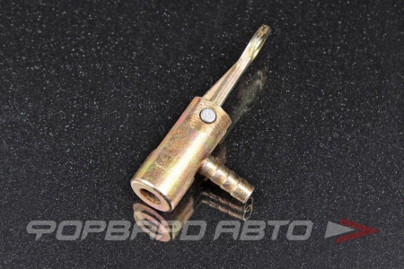 Купить Наконечник насоса под шланг 6мм (с флажком капля) металл <> 00000258101