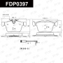 Колодки тормозные FAP FDP0397
