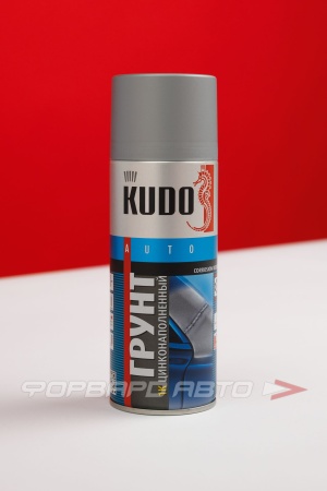 Купить Грунт цинконаполненный 1K серый (аэрозоль), 520мл KUDO KU-2301
