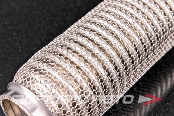 Гофра глушителя 45*280 (wire mesh, interlock) кольчуга TIXONA P45280WM