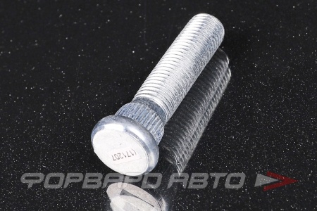 Купить Шпилька колеса 12*1,5*14,2*40 сталь, оцинкованая, серебристая ВЕКТОР CRP142A40 YZ