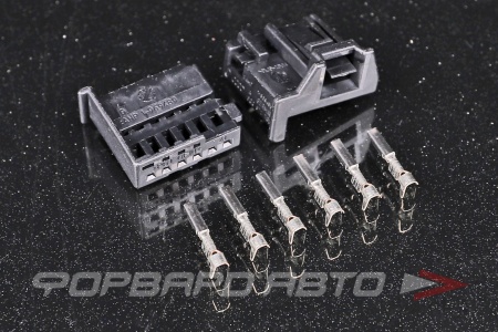 Купить Разъем 6-ти контактный мотора отопителя, заслонки отопителя (без провода) CARGEN AX6566S