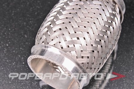 Купить Гофра глушителя 50*100 (Innerbraid) трехслойная (AISI 304) TIXONA 50100