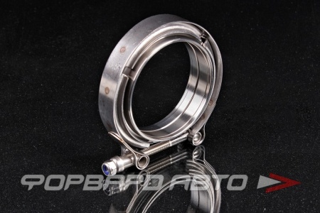 Купить Хомут V-Band 89 мм (3,5") + 2 фланца из нержавеющей стали EPMAN EP-VKG35 Купить Хомут V-Band 89 мм (3,5") + 2 фланца из нержавеющей стали EPMAN EP-VKG35