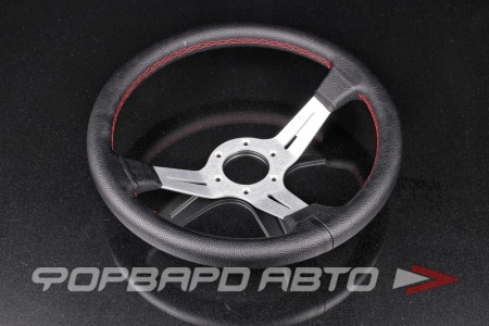 Купить Руль 350 мм NARDI STYLE, большой вылет, кожа, серый CH CHNRD3