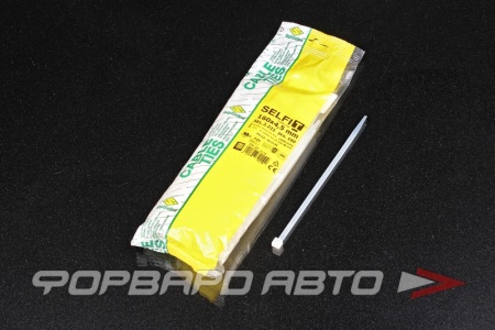 Купить Стяжка бесцвет 4,5*160мм 100шт SAPISELCO 