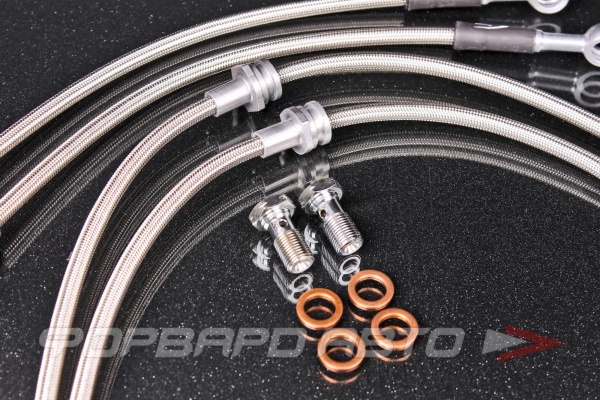 Шланги тормозные армированные NISSAN 200SX SILVIA S14 S15 SR20DET GOODRIDGE 